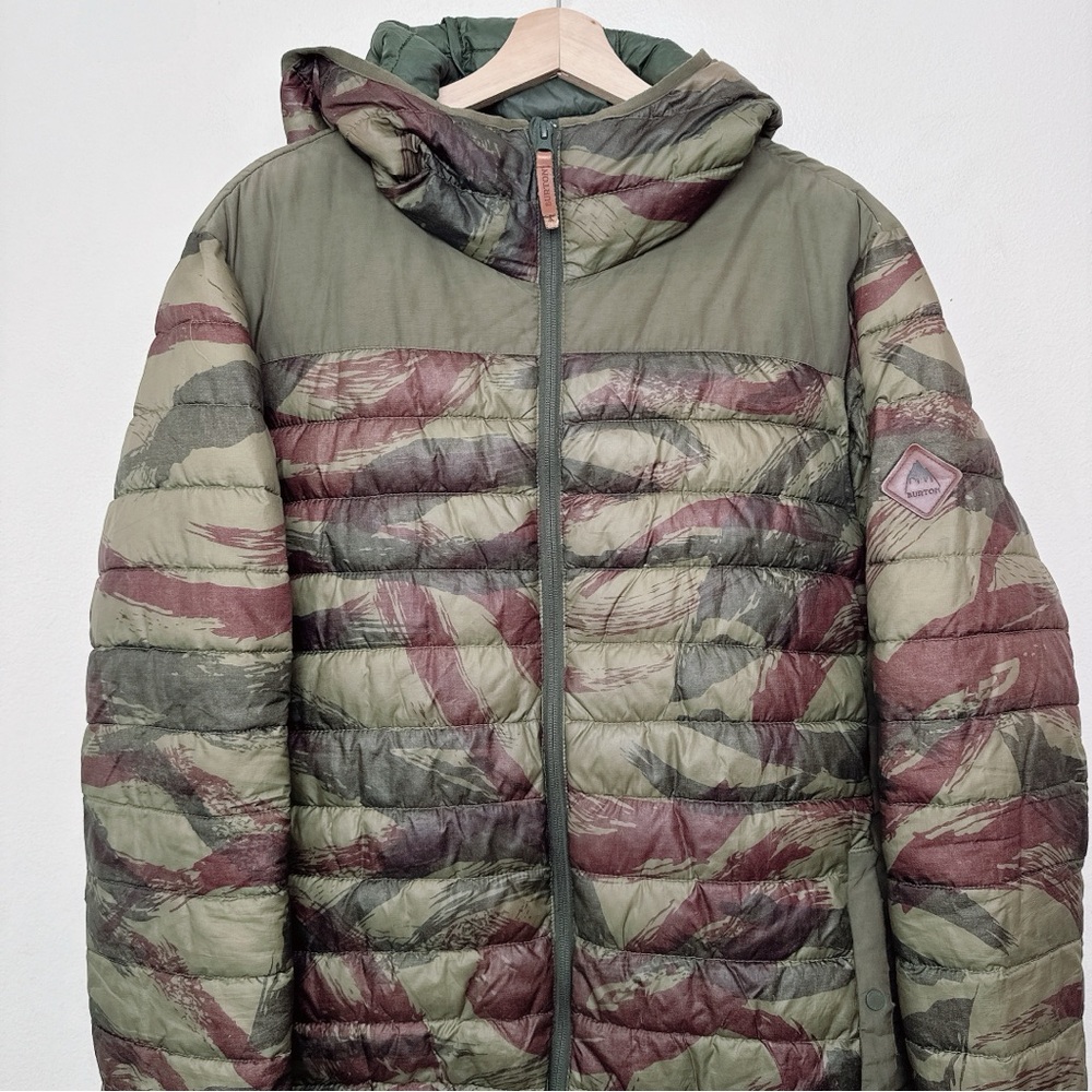 Burton Mens Xlarge Insulated Camo Outdoor Puffer Jacket - Picture 2 of 16